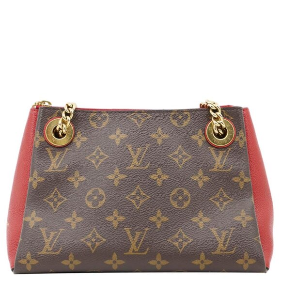 Louis Vuitton  Surene BB Monogram Canvas Shoulder Bag Red - Picture 3 of 13